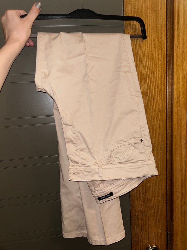 Elena Miro Bej Kadın Regular Fit Pamuk Pantolon - Görsel 2