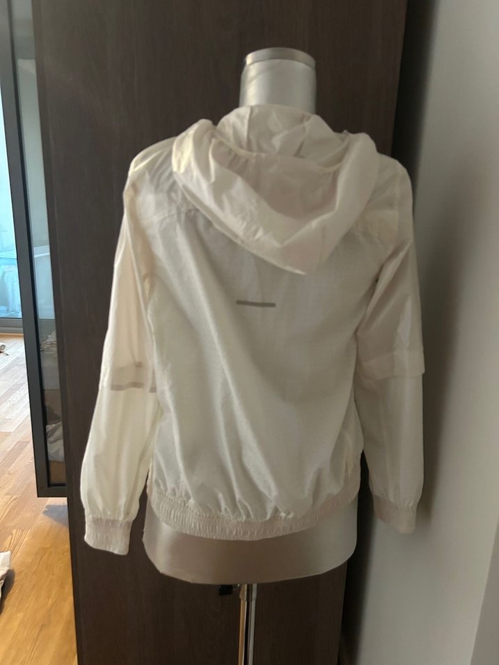 Asics beyaz yağmur ceketi - Görsel 5