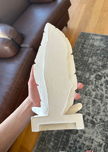 Beyaz Yoga Yapan Kadin Dekoratif Figür - Görsel 3