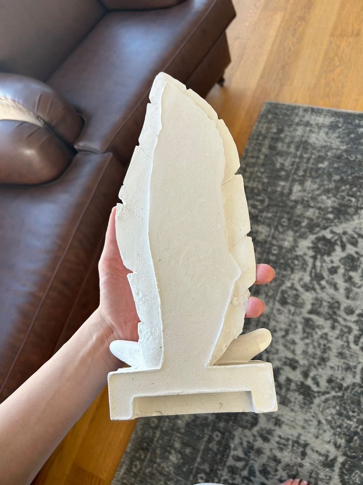 Beyaz Yoga Yapan Kadin Dekoratif Figür - Görsel 3