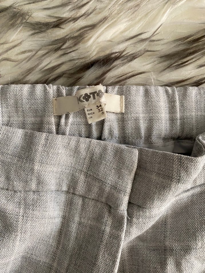 Gri Regular Fit Kadın Pantolon - Görsel 2