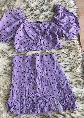 Mor Puantiyeli ikili takım - Görsel 2