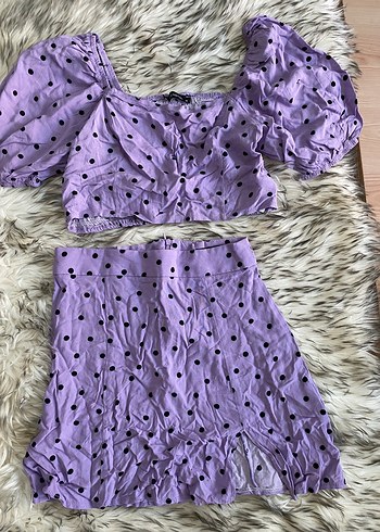 Mor Puantiyeli ikili takım - Görsel 3