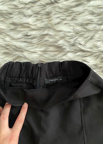 Siyah Mini Pilili Kadın Etek - Görsel 3