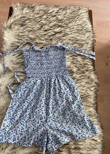 Çiçekli tulum - Görsel 2