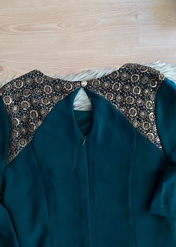 Yeşil abiye - Görsel 4