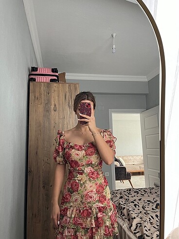 Zara Çiçekli elbise
