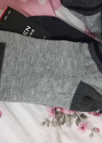 Beden gri Renk Ötüken Erkek Mini Gri Çorap 12 adet
