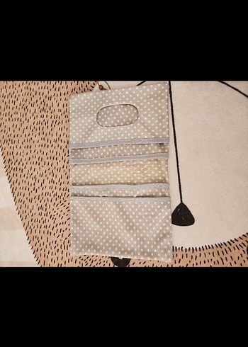 HAMUR Çok Renkli Yenidoğan Alt Açma Çantası - Görsel 4