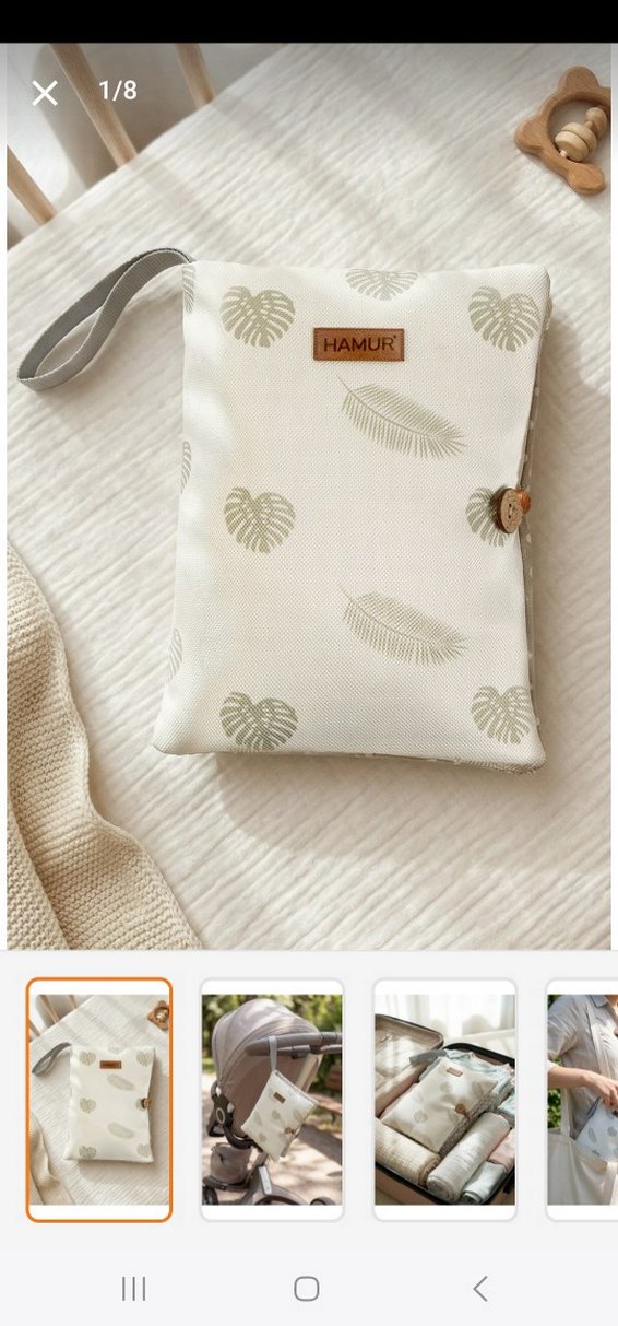 HAMUR Çok Renkli Yenidoğan Alt Açma Çantası - Görsel 2