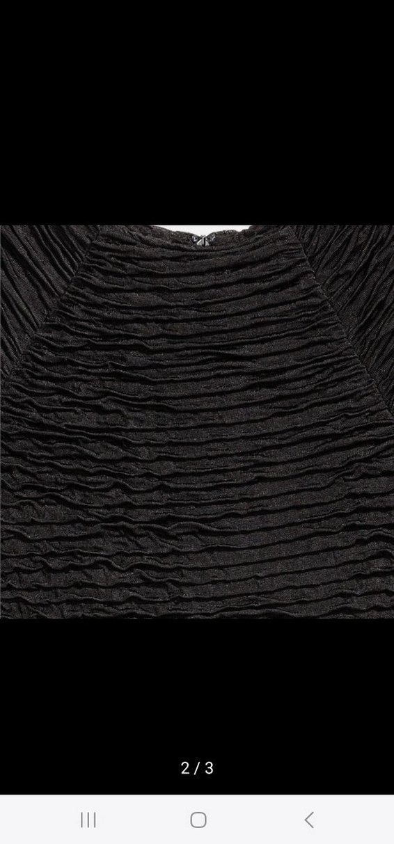 Uzun Kollu Siyah abiye Elbise - Görsel 3