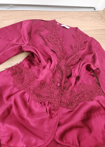 Pierre Cardin saten pijama takımı - Görsel 4