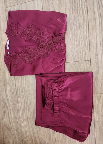 Pierre Cardin saten pijama takımı - Görsel 6