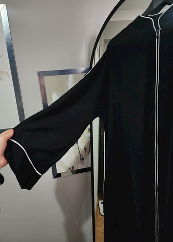 siyah kadın ferace(abaya) - Görsel 3