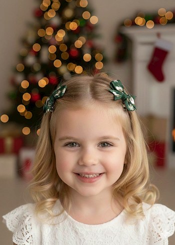 Kırmızı Nakışlı Fiyonk Toka Seti - Görsel 5