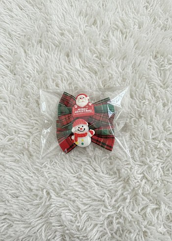 Kırmızı Nakışlı Fiyonk Toka Seti - Görsel 3