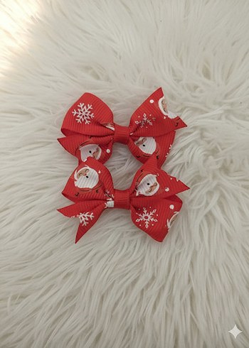 Kırmızı Nakışlı Fiyonk Toka Seti - Görsel 9