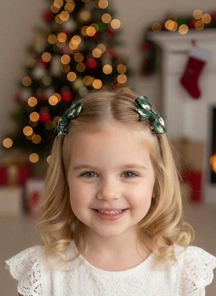 Kırmızı Nakışlı Fiyonk Toka Seti - Görsel 5