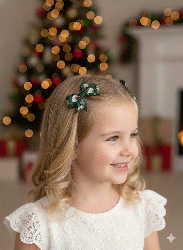 Kırmızı Nakışlı Fiyonk Toka Seti - Görsel 4