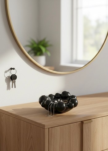 Minimalist Siyah parlak sunumluk - Görsel 2