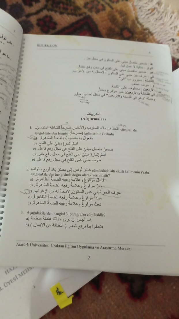 Atatürk Üniversitesi 3. Sınıf Bahar Dönemi Kitabı - Görsel 2