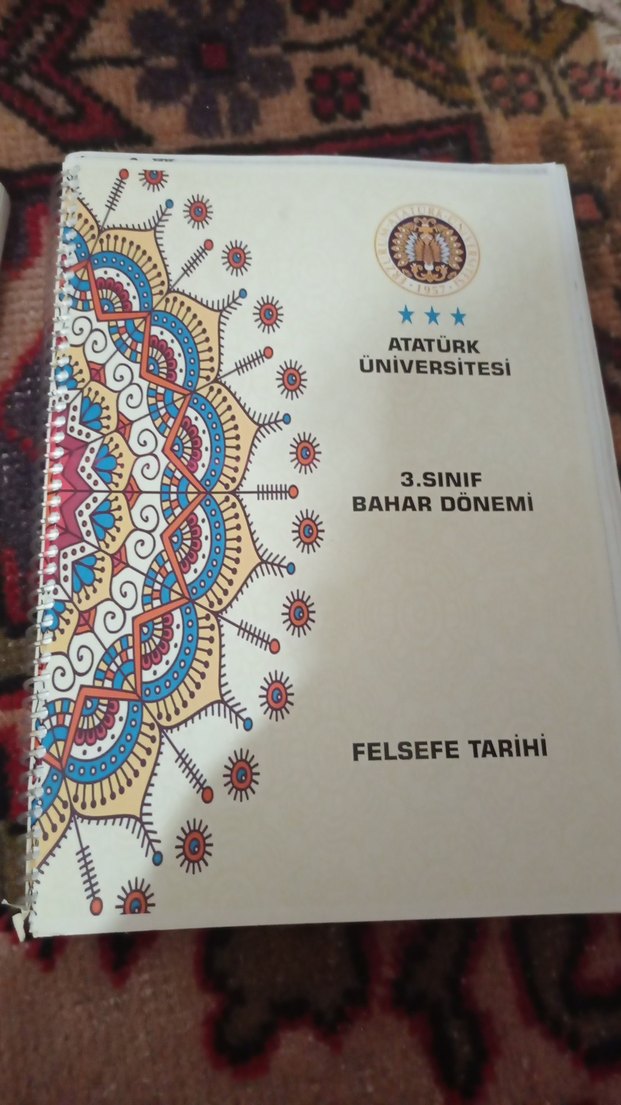 Atatürk Üniversitesi 3. sınıf  İslam Hukuku 1 ve felsefe tarihi - Görsel 2