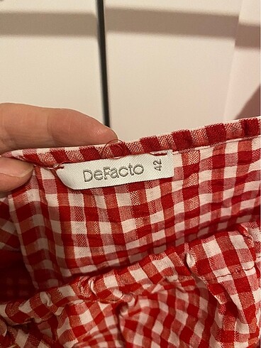 Defacto Defacto kareli elbise