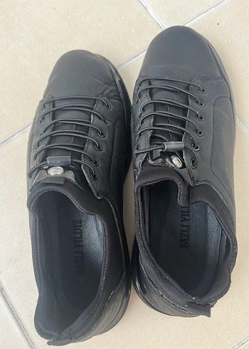 Siyah Minimalist Erkek Ayakkabı Bağcıkları - Görsel 7