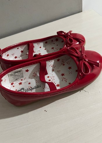 Kız Çocuk Kırmızı Fiyonklu Babet - Görsel 4