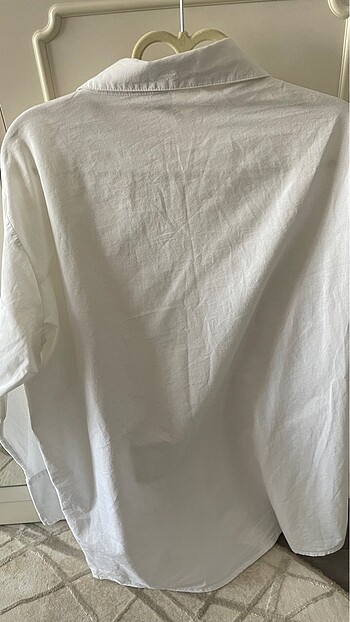 m Beden beyaz Renk Beyaz oversize gömlek