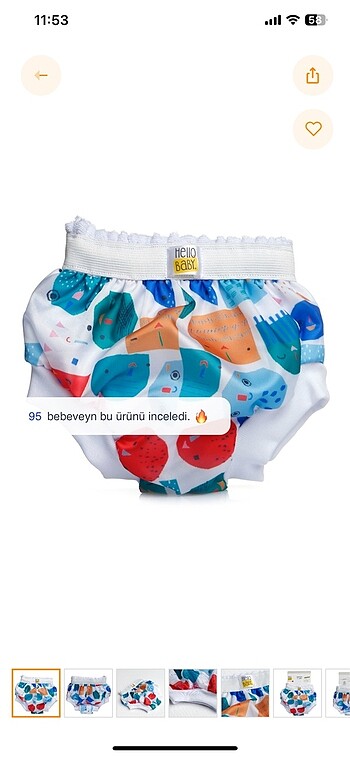 Sevi Bebe Bebek alıştırma külodu