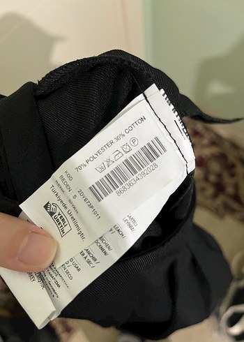 Diğer Kadın Siyah Kumaş Pantolon