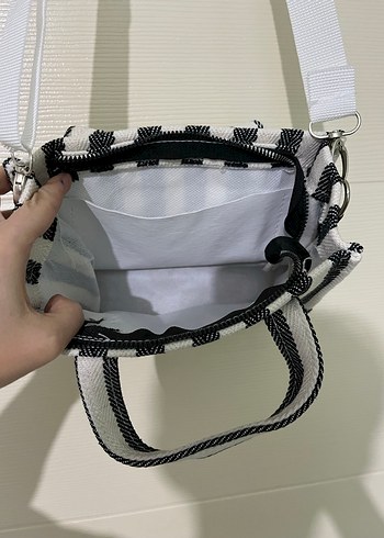 Diğer Zebra Desenli Kadın Çanta Fermuarlı