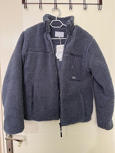 Pull&Bear Mavi Pelus Mont