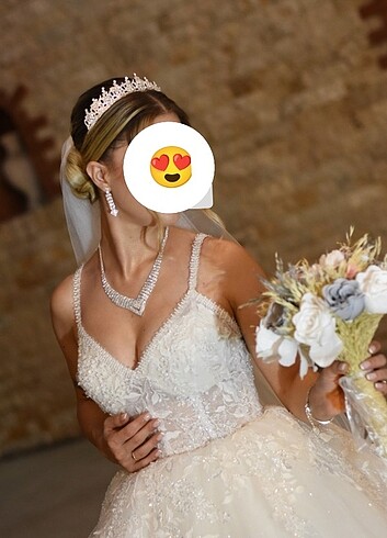  Beden beyaz Renk Gelin tacı