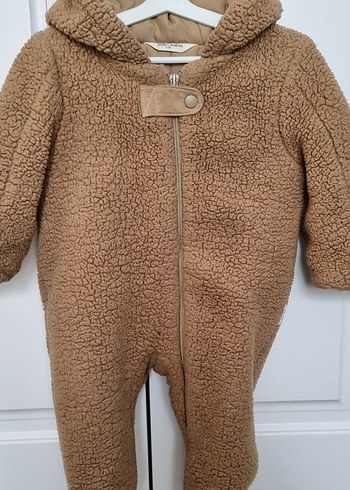 bebek kışlık tulum  Kapüşonlu, Kürklü - Görsel 3