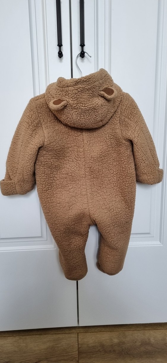 bebek kışlık tulum  Kapüşonlu, Kürklü - Görsel 2