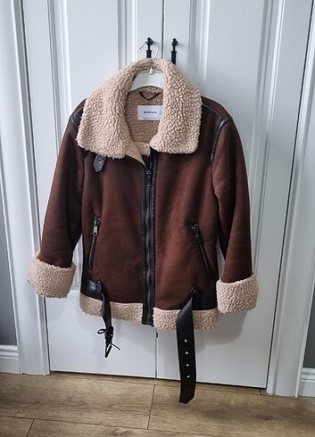 s Beden Stradivarius kürklü mont