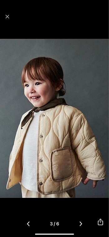 3-6 Ay Beden ten rengi Renk Zara mont