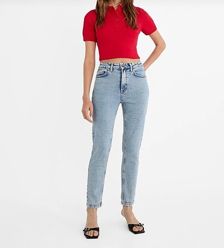 Stradivarius Slim Fit Mom Jean
