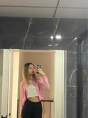 Trendyol & Milla Pembe Triko Hırka