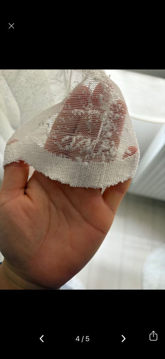 Taç kruvaze tül perde - Görsel 4