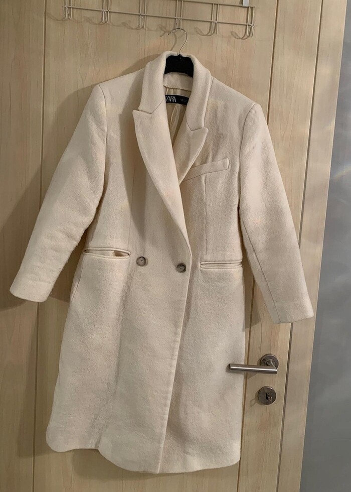 Zara kaşe kaban - Görsel 3