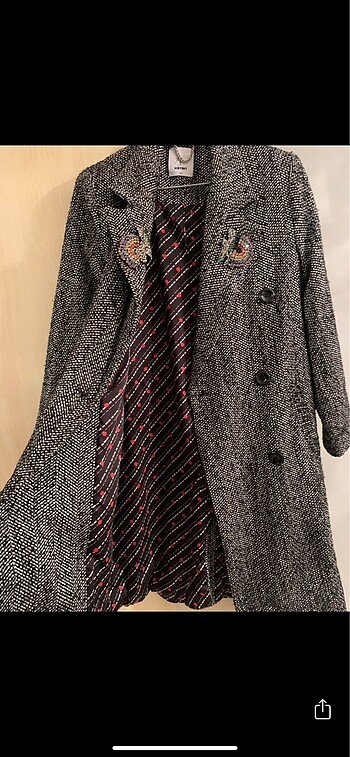 Koton kaşe kaban - Görsel 6