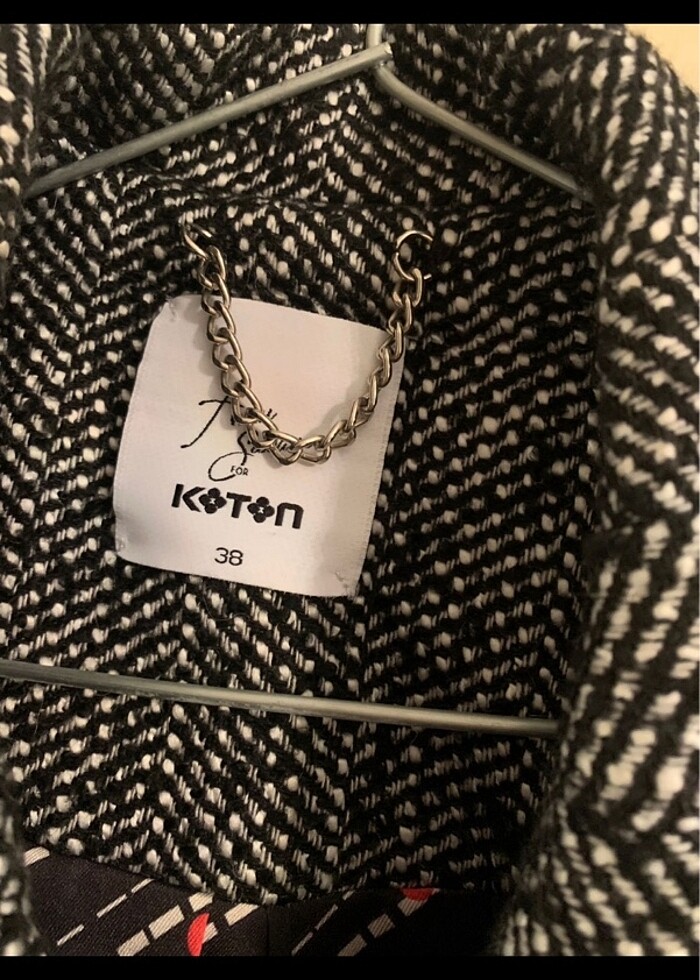 Koton kaşe kaban - Görsel 3