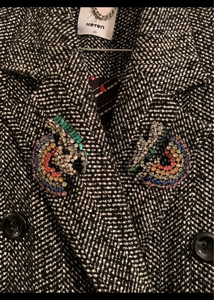 Koton kaşe kaban - Görsel 2