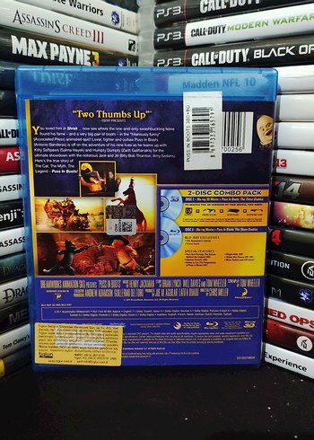 Puss in Boots 2D+3D Bluray Film - Görsel 3