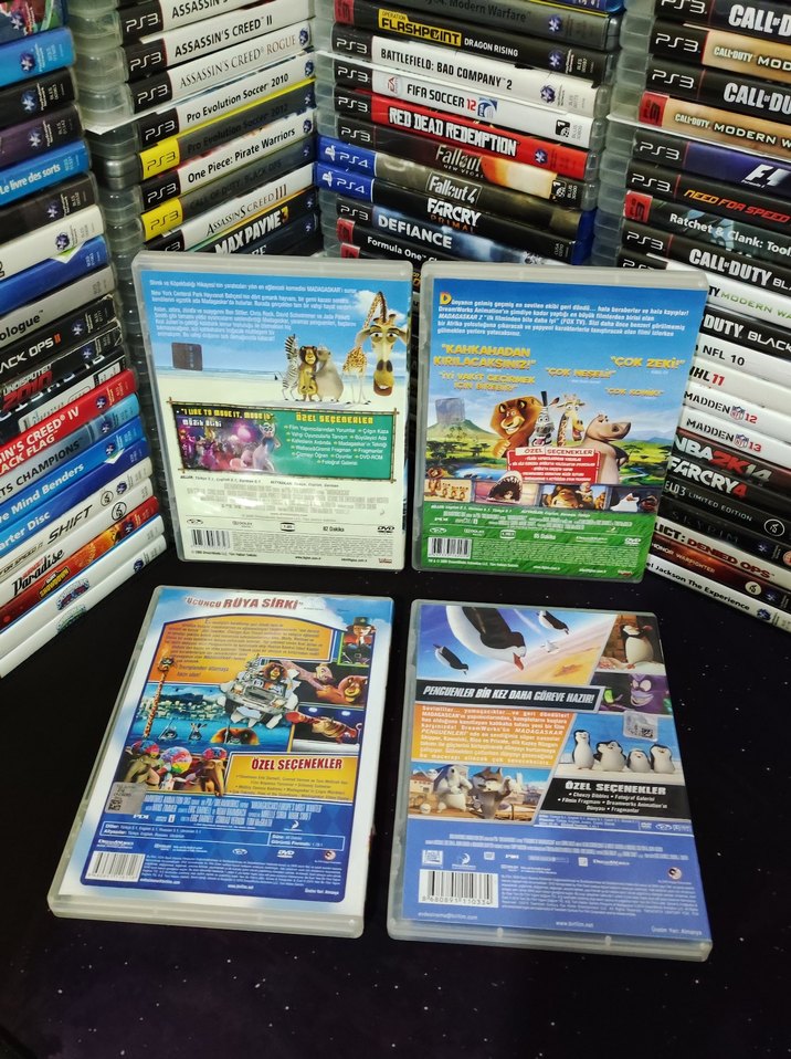 Madagaskar 1-2-3 ve Penguenler DVD Seti - Görsel 2