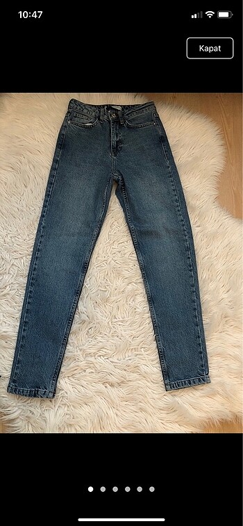 32 Beden Zara mom jean