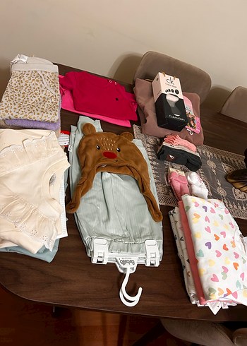 Zara Pastel Renkli Baskılı Bebek Kız Takımı